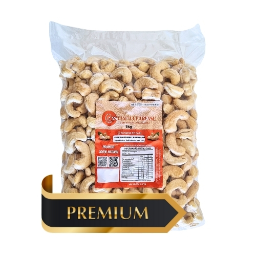 Castanha De Caju SLW1 Premium Natural - Castanha Cearense Premium