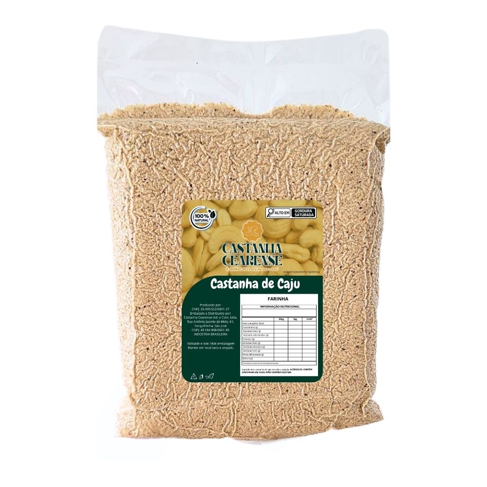 Farinha De Amêndoa De Caju - Castanha Cearense Premium