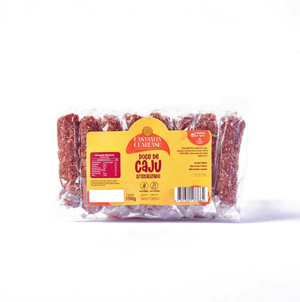 Doce de Caju Cristalizado - Castanha Cearense Premium