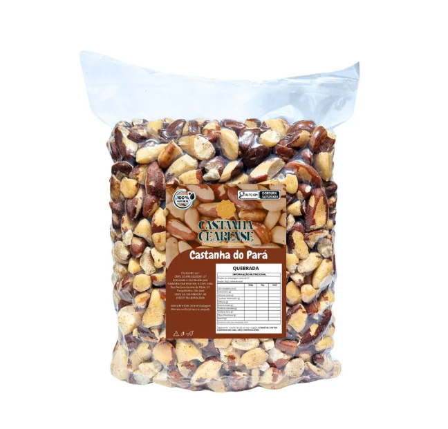 Castanha Do Pará Quebrada/ferida - Castanha Cearense Premium
