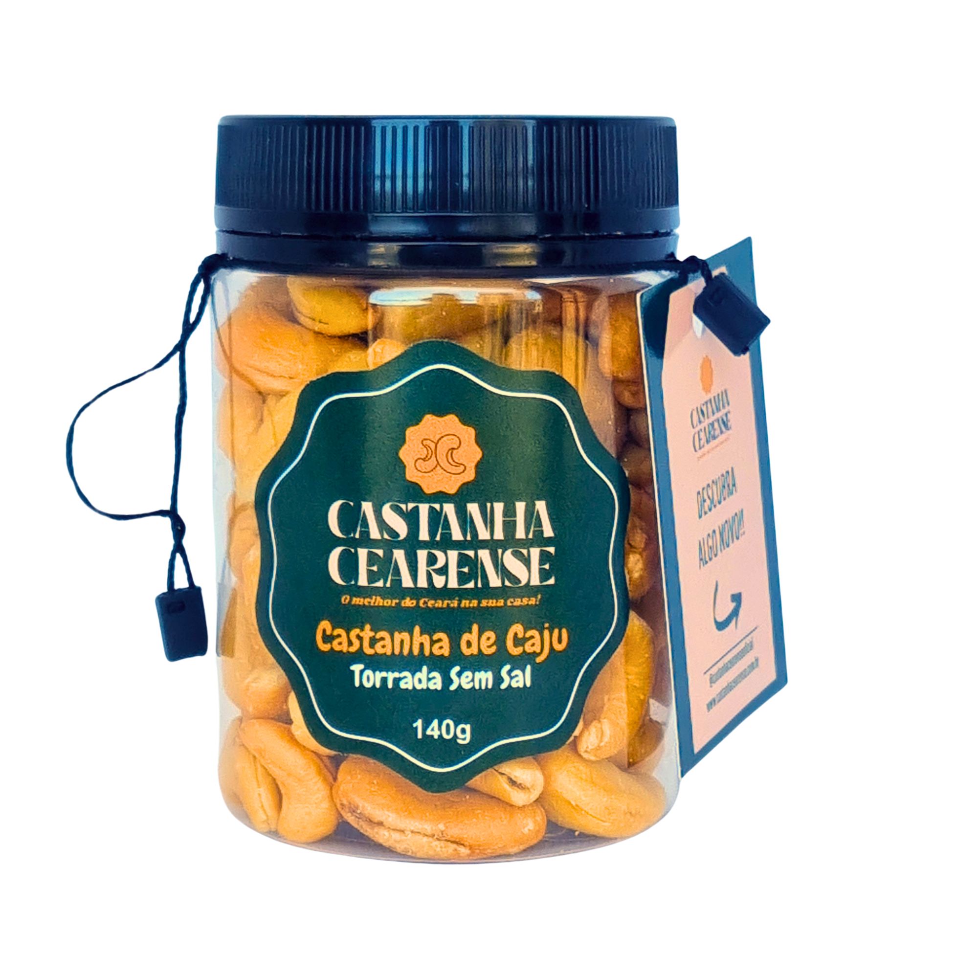 Castanha De Caju Torrada Sem Sal Pote - Castanha Cearense Premium
