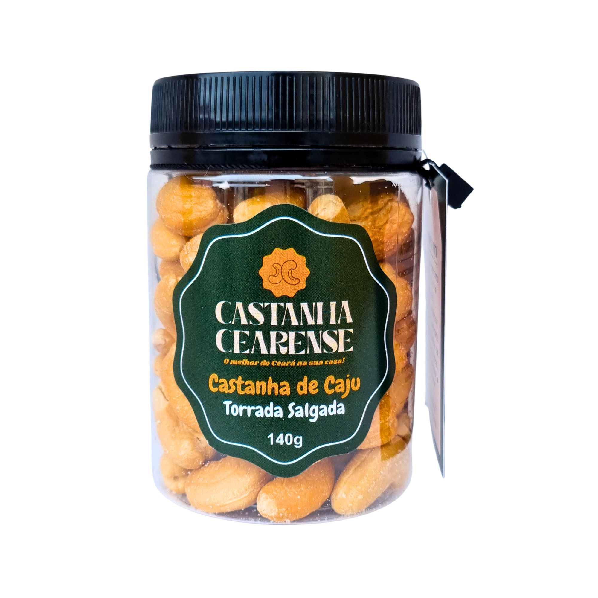 Castanha De Caju Torrada Salgada Pote - Castanha Cearense Premium